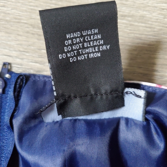 Pre-Owned B DARLIN Women's Size 9/10 Floral Full-Length Fit Flare Skirt As Is - Picture 7 of 12